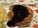 Raspberry-Glazed Pork Chops
