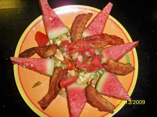 Quick Breakfast All Mixed Up. Photo by Sherri at the Beach