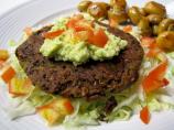 Healthy Spicy Black Bean Cakes With Guacamole