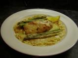Lemon Asparagus Chicken Rolls With Capellini