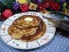 Apple Pancakes With Apple Syrup. Recipe by WiGal