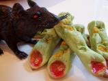 Witch's Hairy Finger Breadsticks