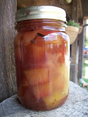 Watermelon Rind Pickles. Photo by Weewah
