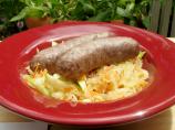 Beer Braised Bratwurst With Sauerkraut