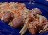 Beer Braised Bratwurst With Sauerkraut