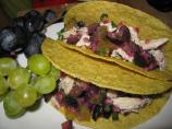 Chicken Tacos With Spicy Grape Salsa
