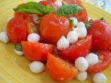 A Simple Cherry Tomato and Mozzarella Salad