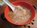 Egg Drop Soup With Chicken and Noodles