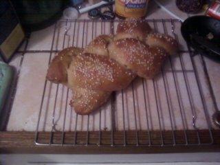 Easy No-Knead Challah Bread. Photo by afredorap