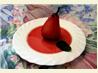 Poached Pink Pear Delight