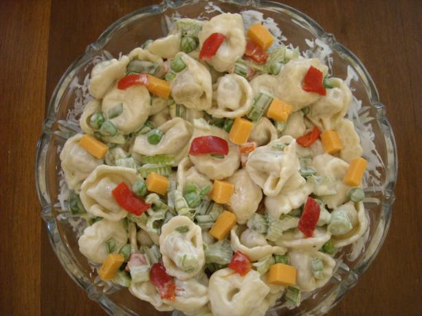 Super Simple Tortellini Salad. Photo by mums the word