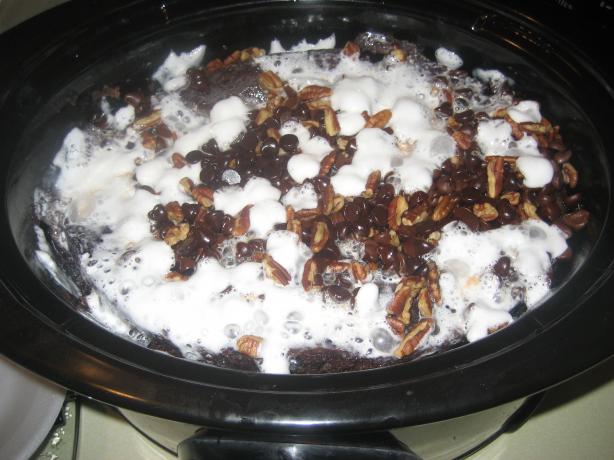Rocky Road Chocolate Cake (Crock-Pot). Photo by sjpayne1