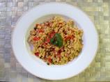 Roasted Garlic Couscous With Tomatoes & Basil
