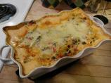 Sausage & Spinach Stuffed Shells in Tomato Basil Cream Sauce