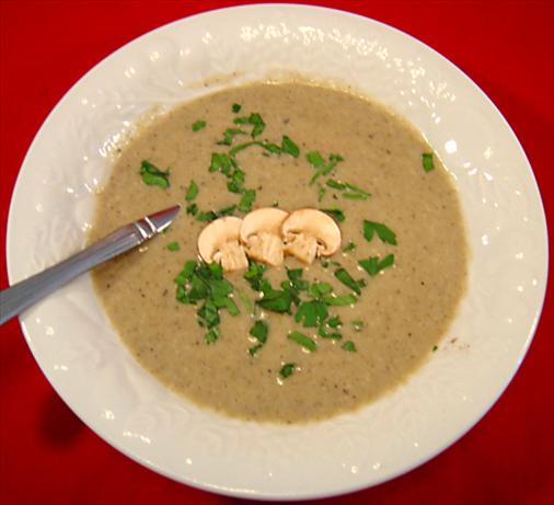 Portabella Mushroom Soup. Photo by :(