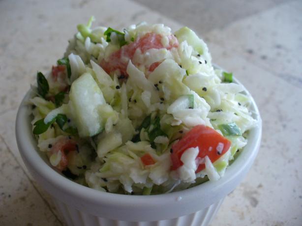 Confetti Coleslaw With Cilantro. Photo by Chef Angie S.