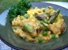 Golden Mushroom, Pea, and Asparagus Risotto (Vegan). Recipe by JanuaryBride