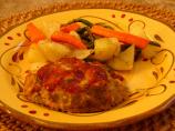 Turkey Mini-Meatloaves With Roasted Root Veggies