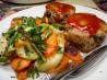Turkey Mini-Meatloaves With Roasted Root Veggies