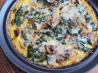 Mushroom and Spinach Quiche With Potato Crust. Recipe by Mommy Diva