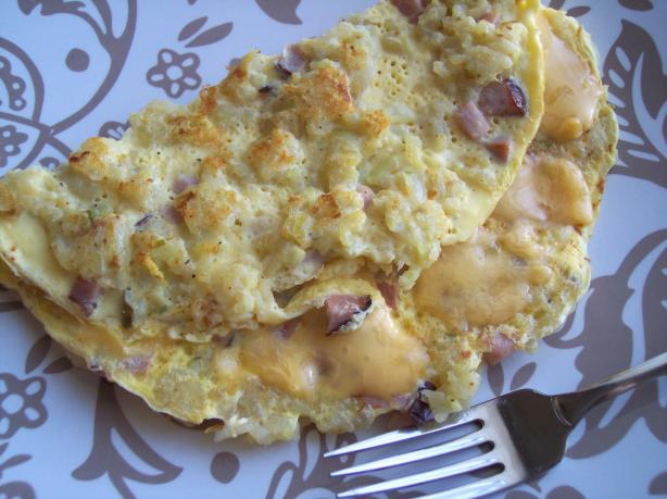 Light Hash Brown Omelette. Photo by Nif