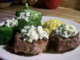 Oregano Lamb Steaks With Lemon, Olive Oil and Feta Cheese Mash. Photo by luvcook'n