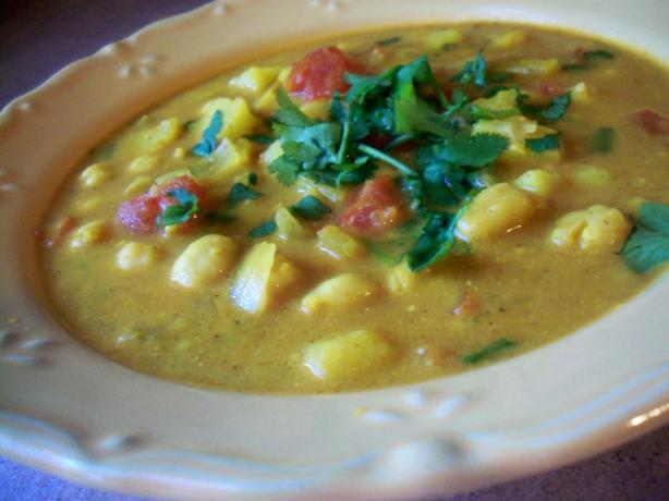 Moroccan Spiced Chickpea or Garbanzo Soup. Photo by *Parsley*