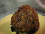 Marmie's Meat and Asiago Stuffed Portabella Mushrooms