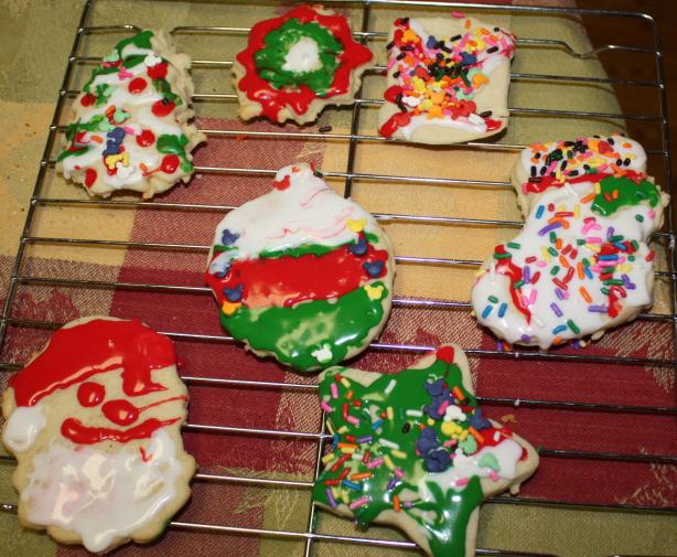 Old-Fashioned Cut out Frosted Butter Cookies. Photo by Lighthouse Rita