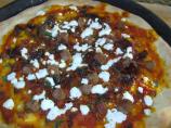 Porker Pizza With Goat Cheese
