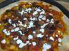 Porker Pizza With Goat Cheese. Recipe by Queen Dana