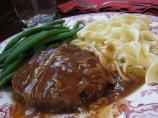 Beef Patties in Gravy