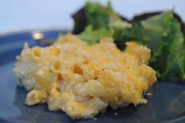 Gourmet Four Cheese Macaroni and Cheese. Photo by GiddyUpGo
