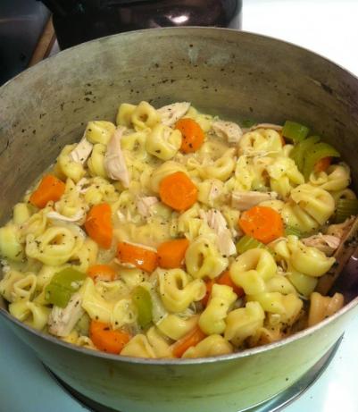 Turkey Tortellini Soup. Photo by Luckyd880