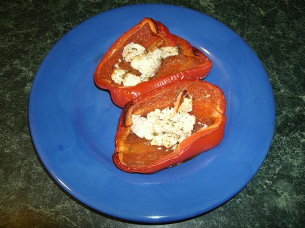 Baked Peppers With Feta Cheese. Photo by TreeSquirrel