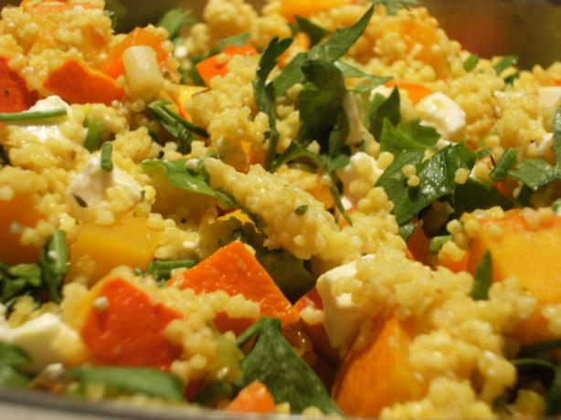 Spicy Millet Pumpkin Salad. Photo by Lalaloula