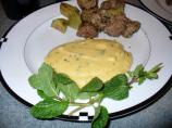 Soft Polenta With Roasted Herbs