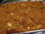 Apple Bread Pudding With Brandy Butterscotch Sauce