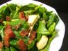 Spinach Salad with Hot Bacon Dressing. Recipe by *Pixie*