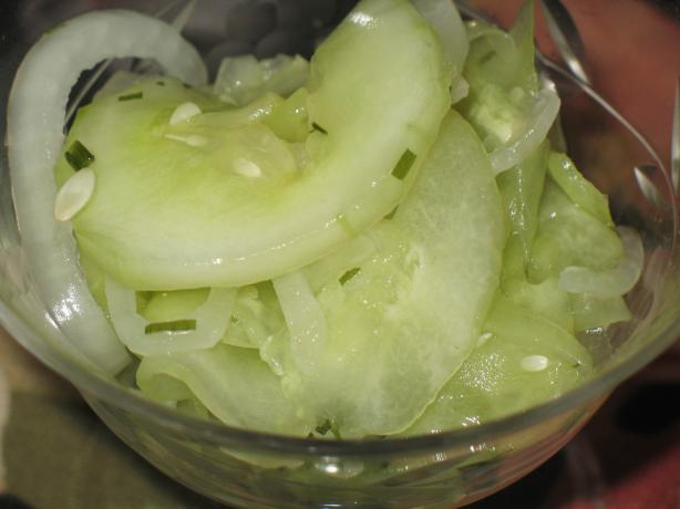 Simply, Simple Cucumber Slices in Vinegar Dressing- Longmeadow. Photo by Acadia*