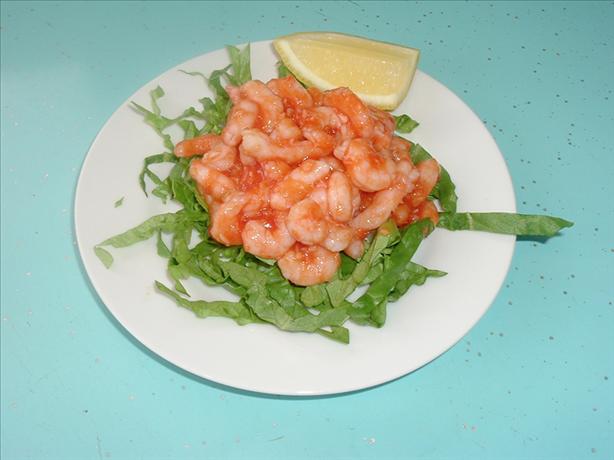 Shrimp in Hot Cocktail Sauce. Photo by Bergy