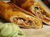 Flautas De Pollo With Avocado Cream