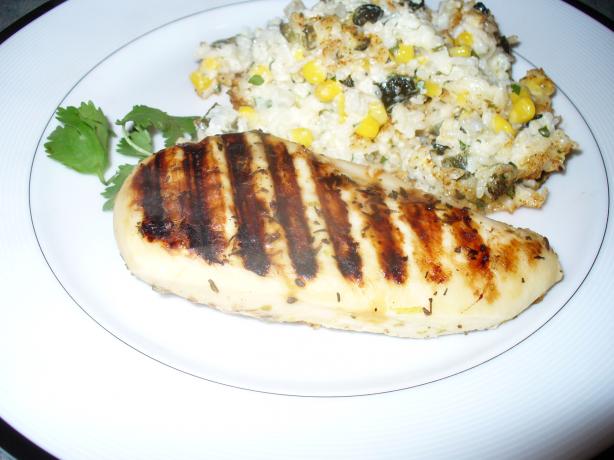 Lime-Zested Grilled Chicken. Photo by IngridH