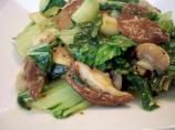 Sauteed Bok Choy With Mushrooms