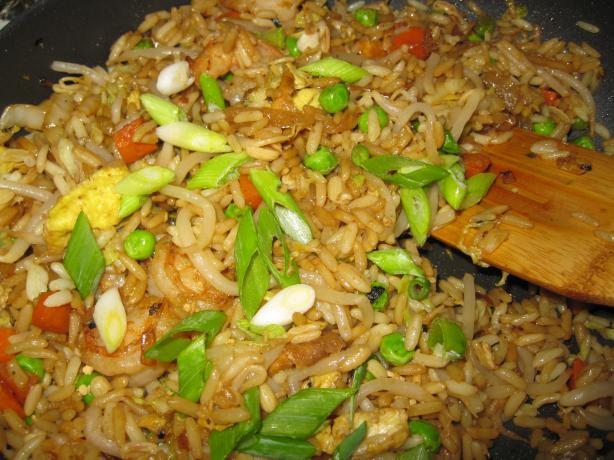 Shrimp and Egg Fried Rice With Napa Cabbage - Tyler Florence. Photo by threeovens