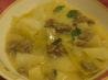Cabbage, Potato and Sausage Soup. Recipe by Chef Sarita in Austin Texas