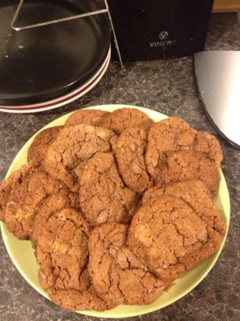 Thick and Chewy Nutella Chocolate Chip Cookies. Photo by cerid