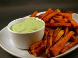 Sweet Potato Oven Fries With Avocado Dip. Photo by Nadia Melkowits
