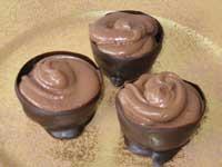 Chocolate Cups With Decadent Chocolate Mousse. Photo by Enjoy Life Foods