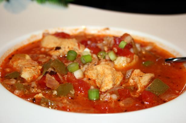 Andy's South-West Chicken Soup (Atkins-Low Carb). Photo by **Tinkerbell**